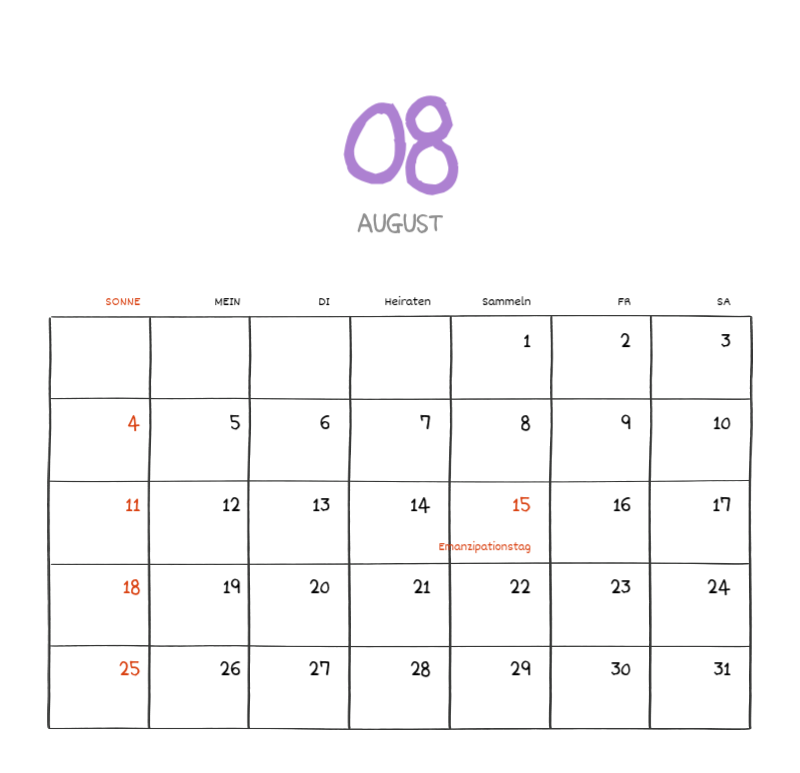 Ein buntes und niedliches Illustrationskonzept für den Alltag