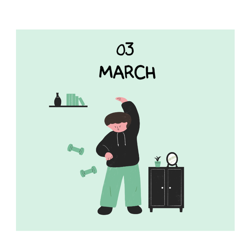 Khái niệm minh họa hàng ngày đầy màu sắc và dễ thương