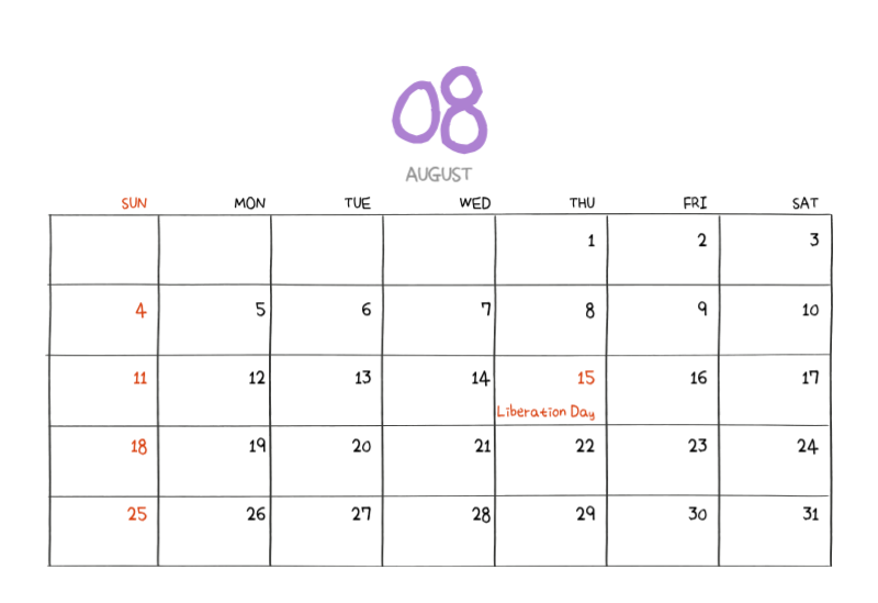 Colorful and cute everyday illustration concept