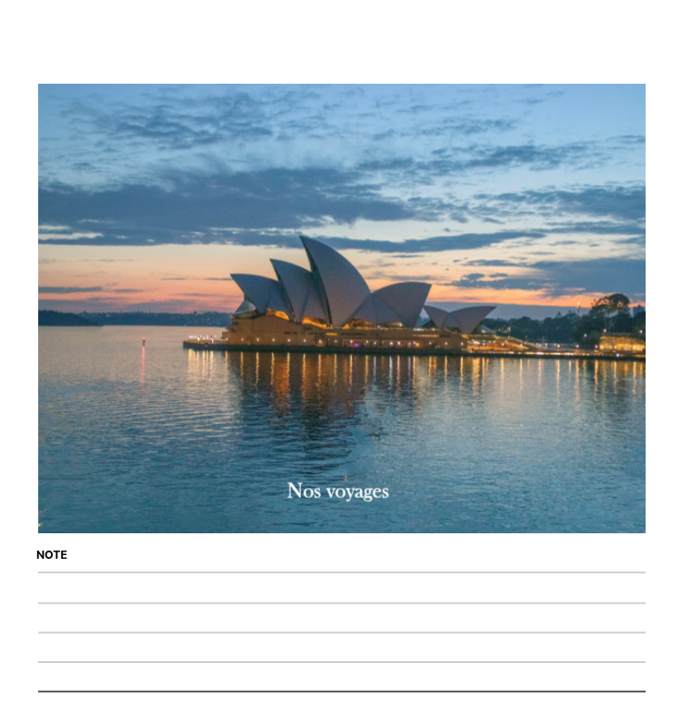 Cadre de voyage concepts de photos de différents pays