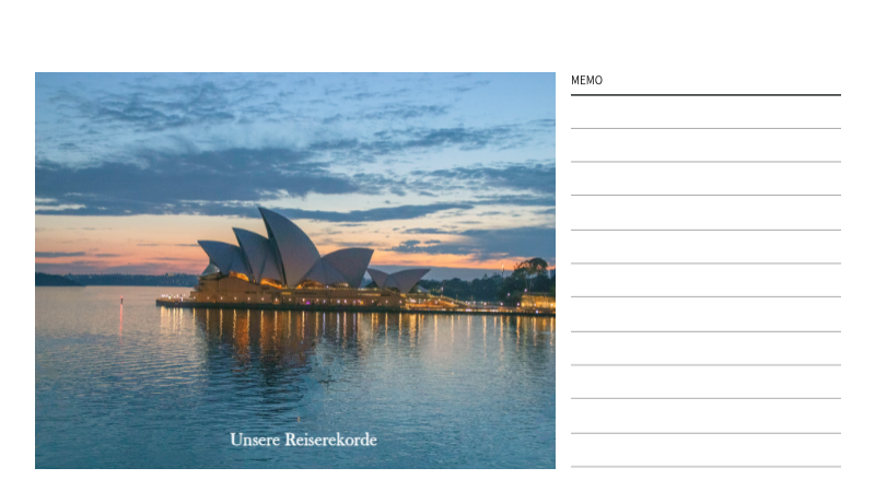 Reiserahmen Fotokonzepte aus verschiedenen Ländern