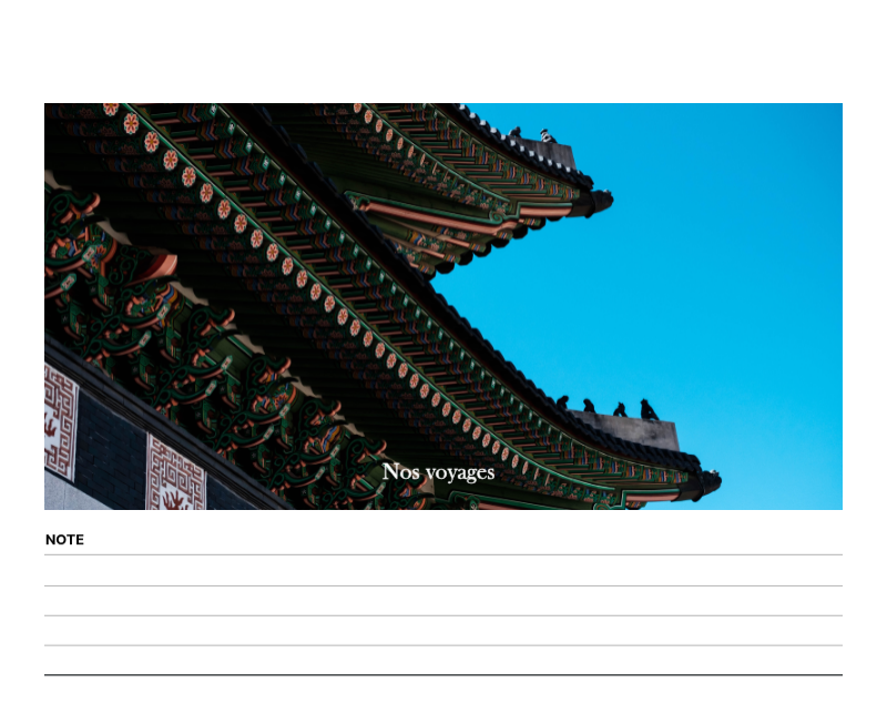 Cadre de voyage concepts de photos de différents pays