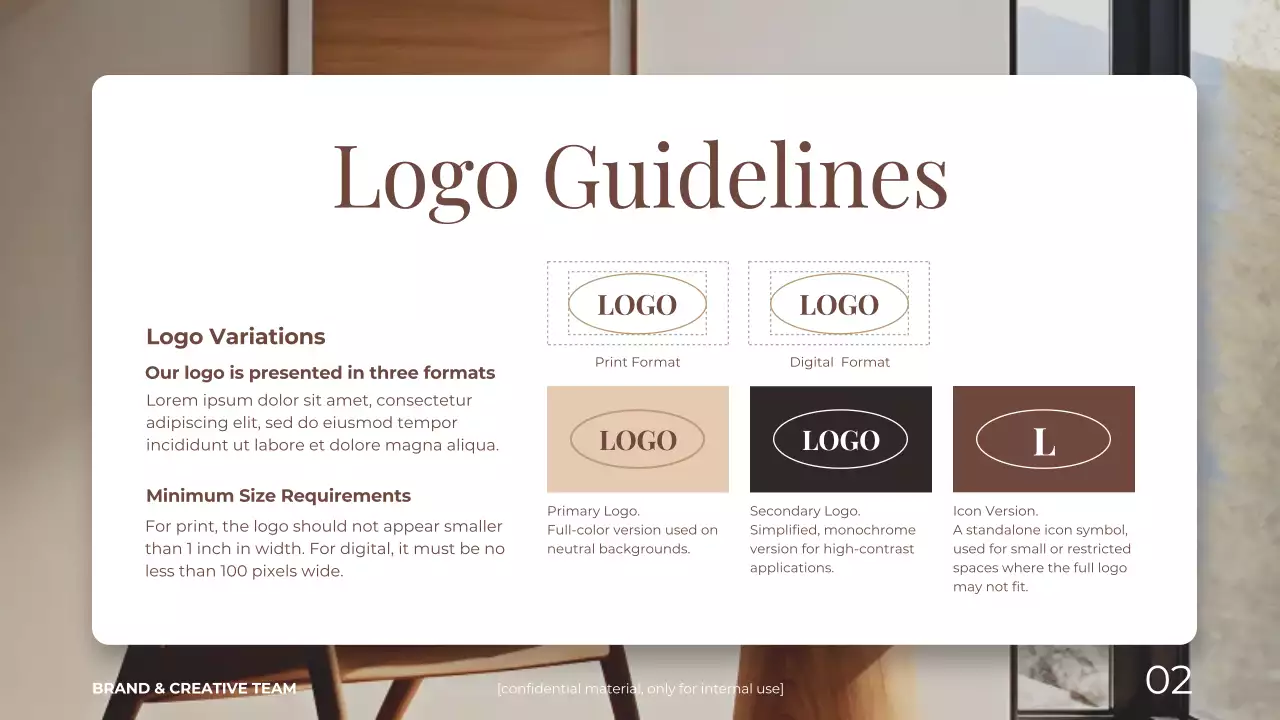 Brown Professional Brand Guideline Presentation