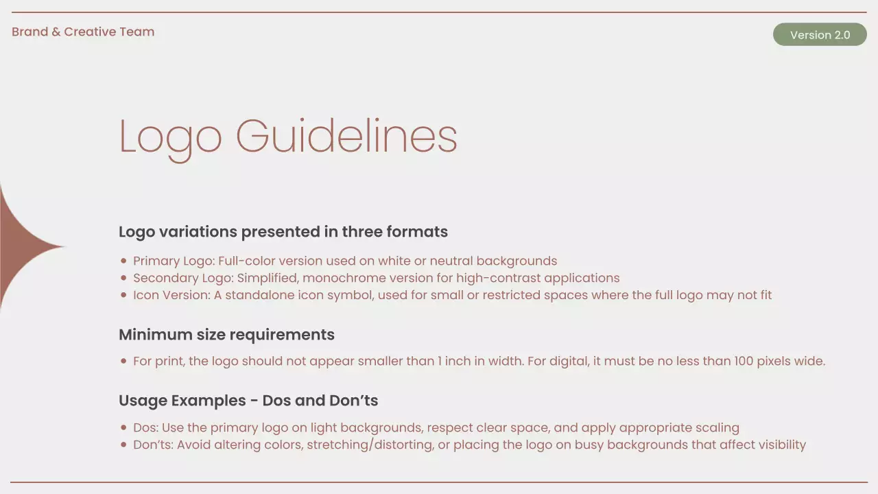 Beige Professional Brand Guideline Presentation