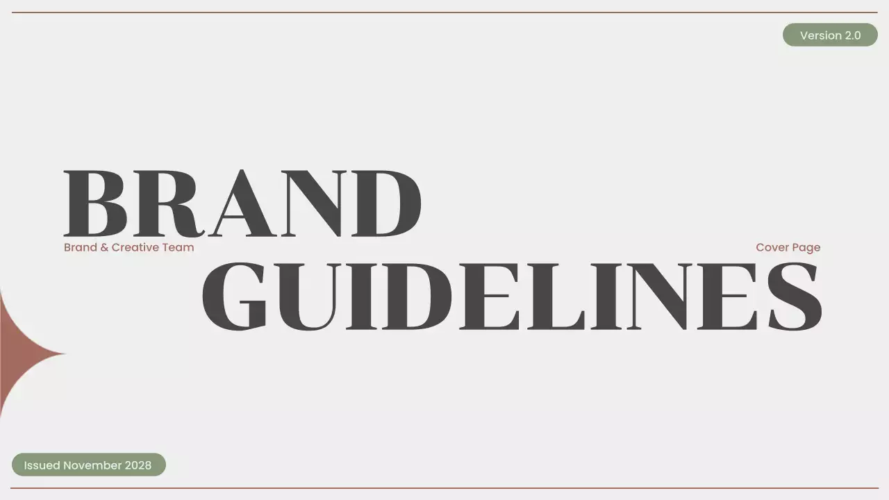 Beige Professional Brand Guideline Presentation