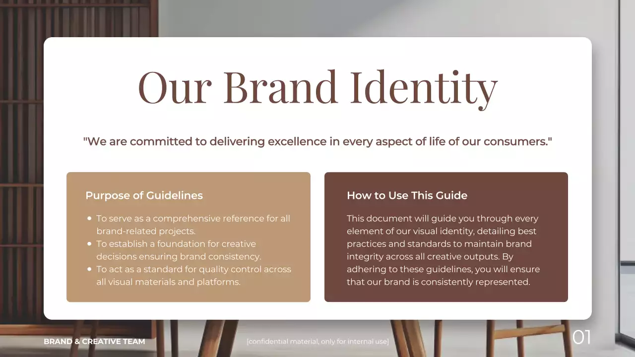 Brown Professional Brand Guideline Presentation