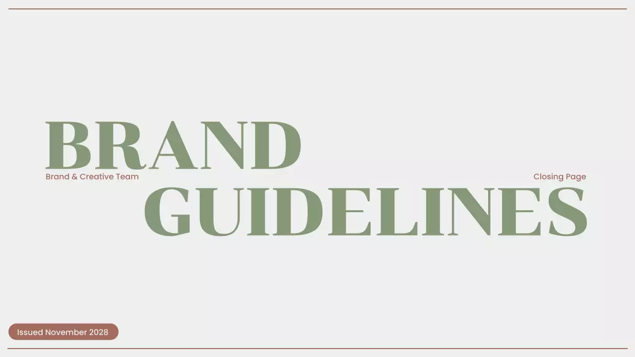 Beige Professional Brand Guideline Presentation