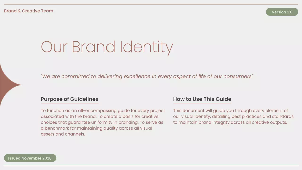 Beige Professional Brand Guideline Presentation