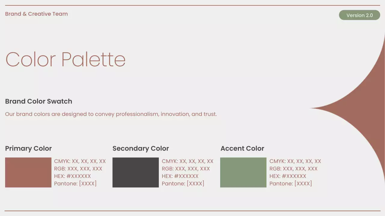 Beige Professional Brand Guideline Presentation