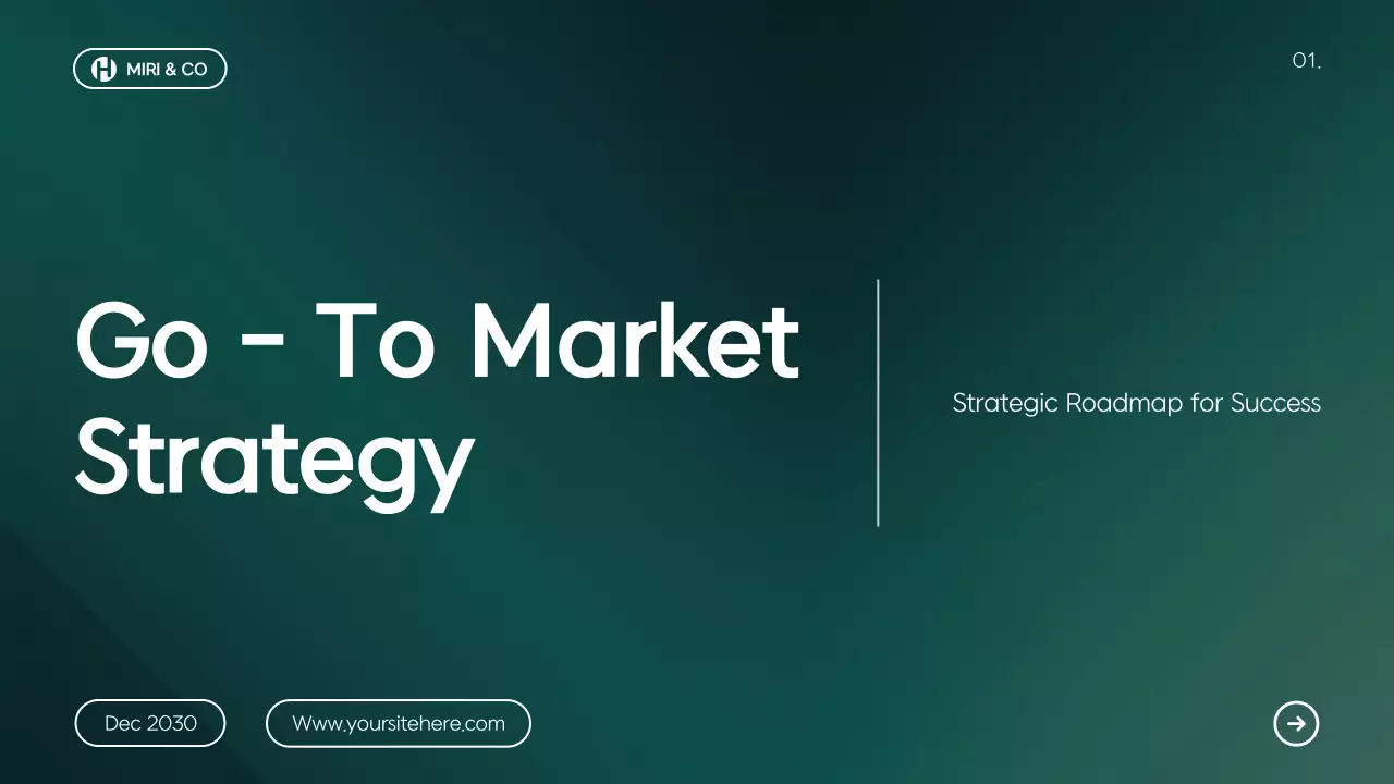 Green Modern Market Plan Presentation