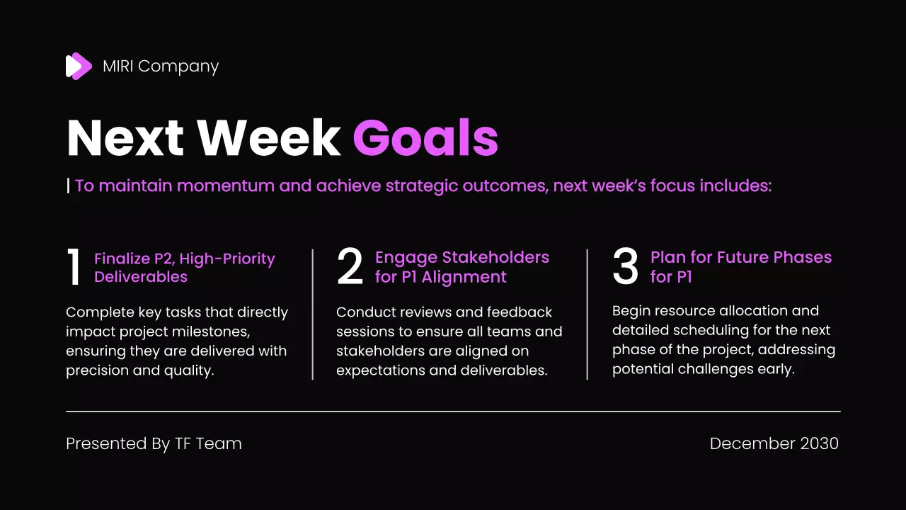 Black Modern Project Report Document Presentation