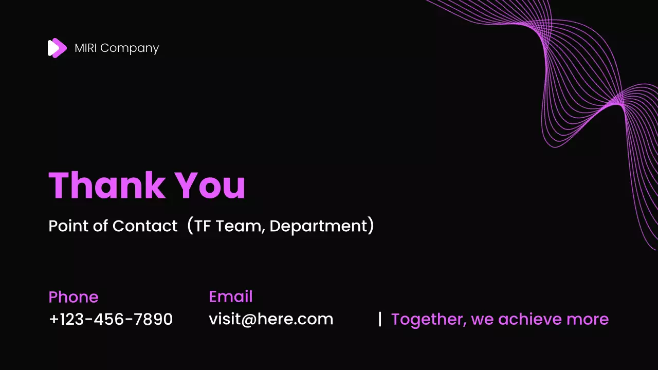 Black Modern Project Report Document Presentation