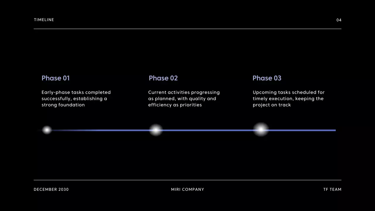 Black Modern Project Report Document Presentation