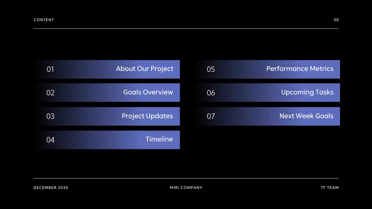 Black Modern Project Report Document Presentation
