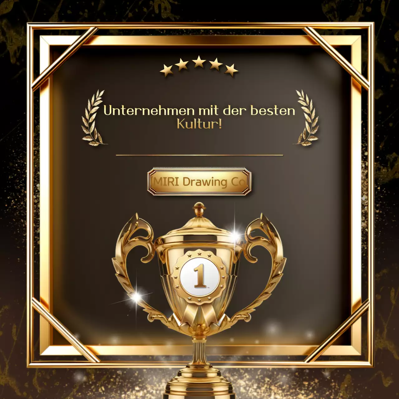 Gold-Plakette für fortgeschrittene Organisationskultur