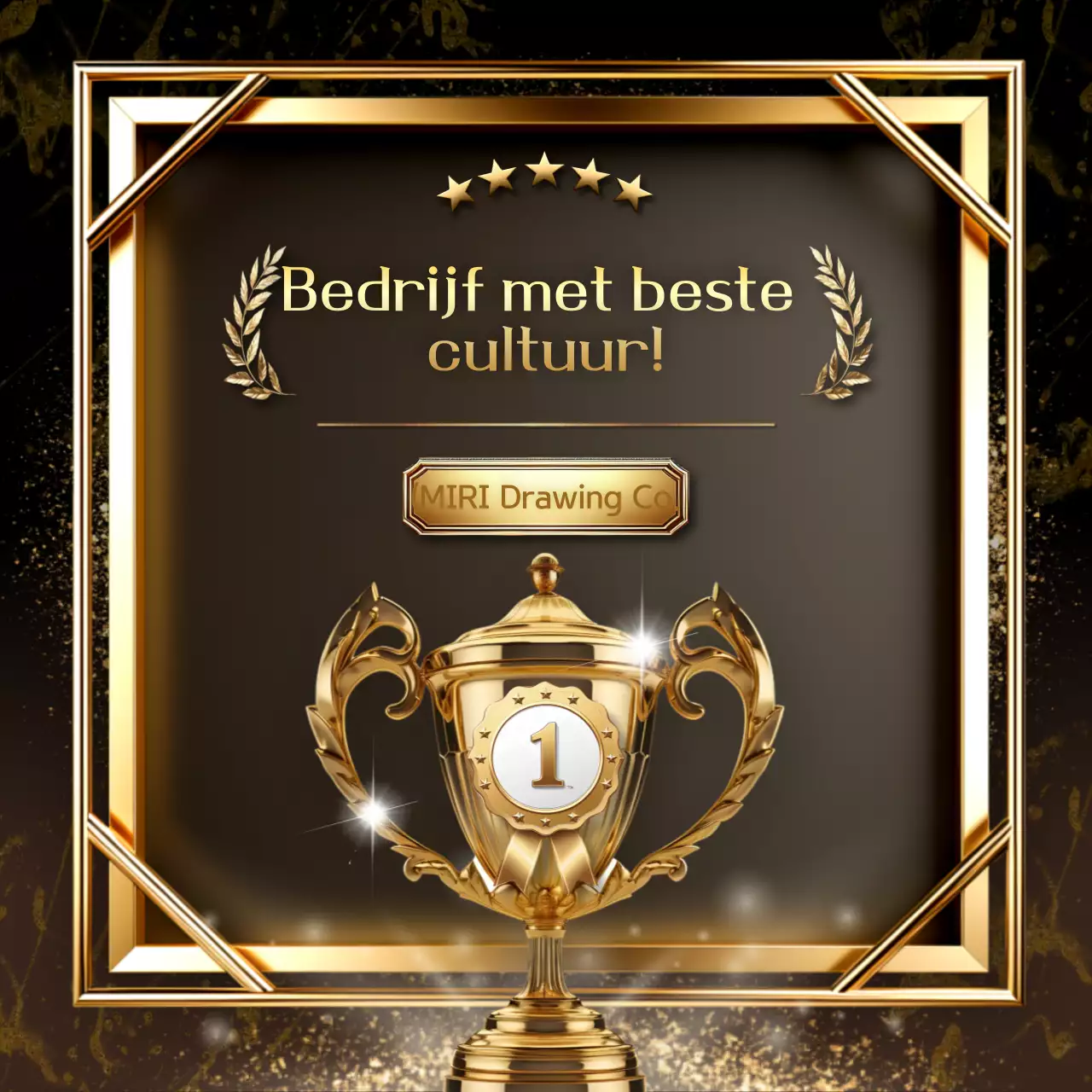 Gold Advanced Organisatiecultuur plaquette