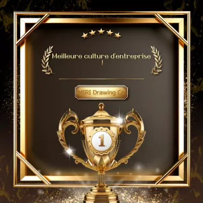 Plaque d'or de la culture organisationnelle avancée