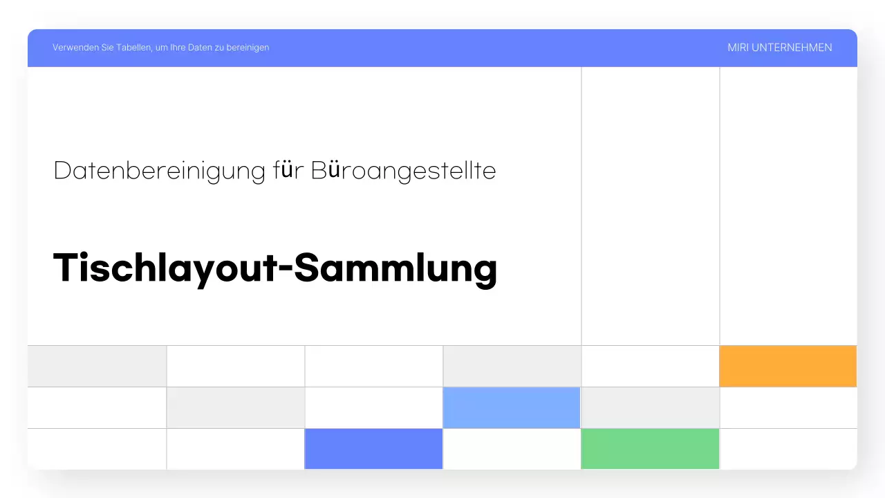 Blue Simple Data Analytics Bericht