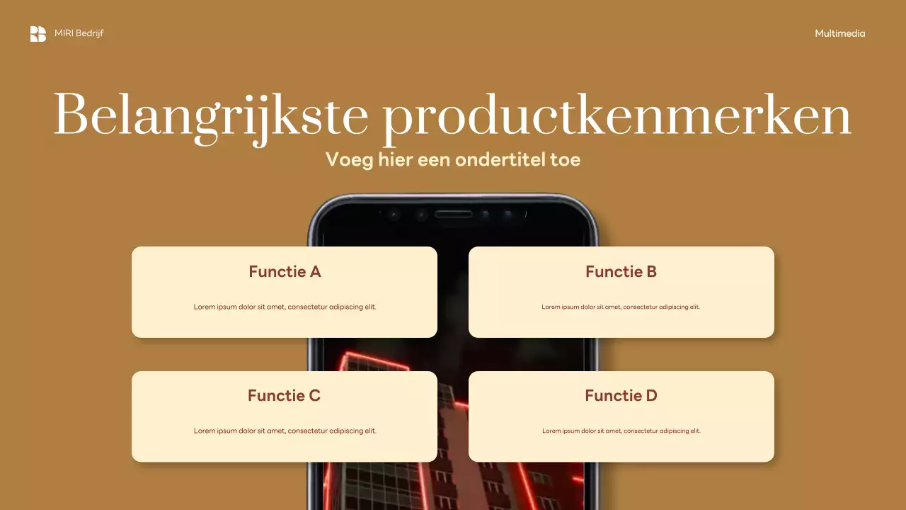 Introductie Red Modern Mobile