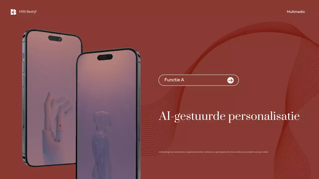 Introductie Red Modern Mobile