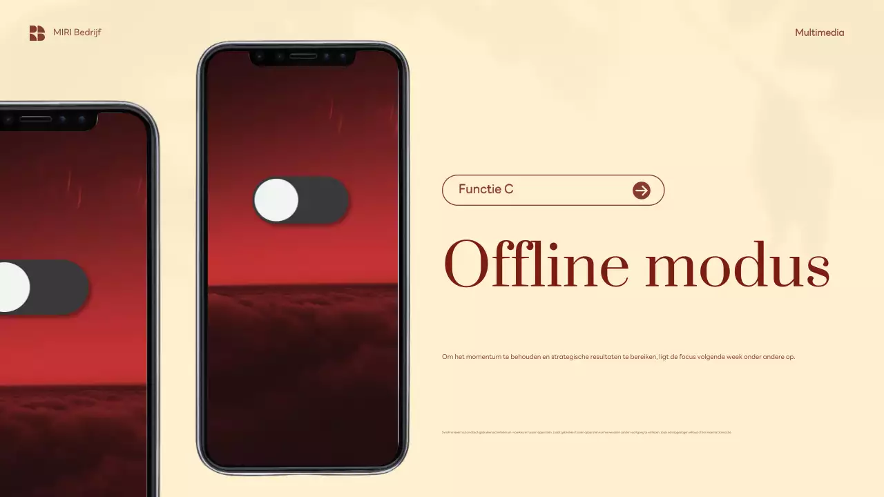 Introductie Red Modern Mobile