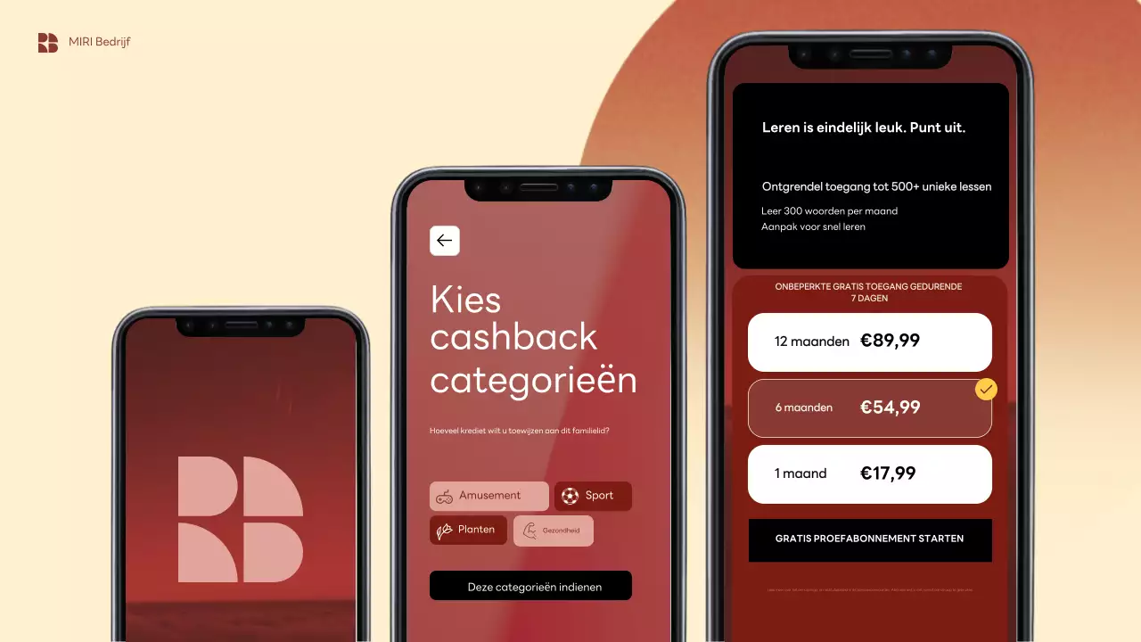 Introductie Red Modern Mobile