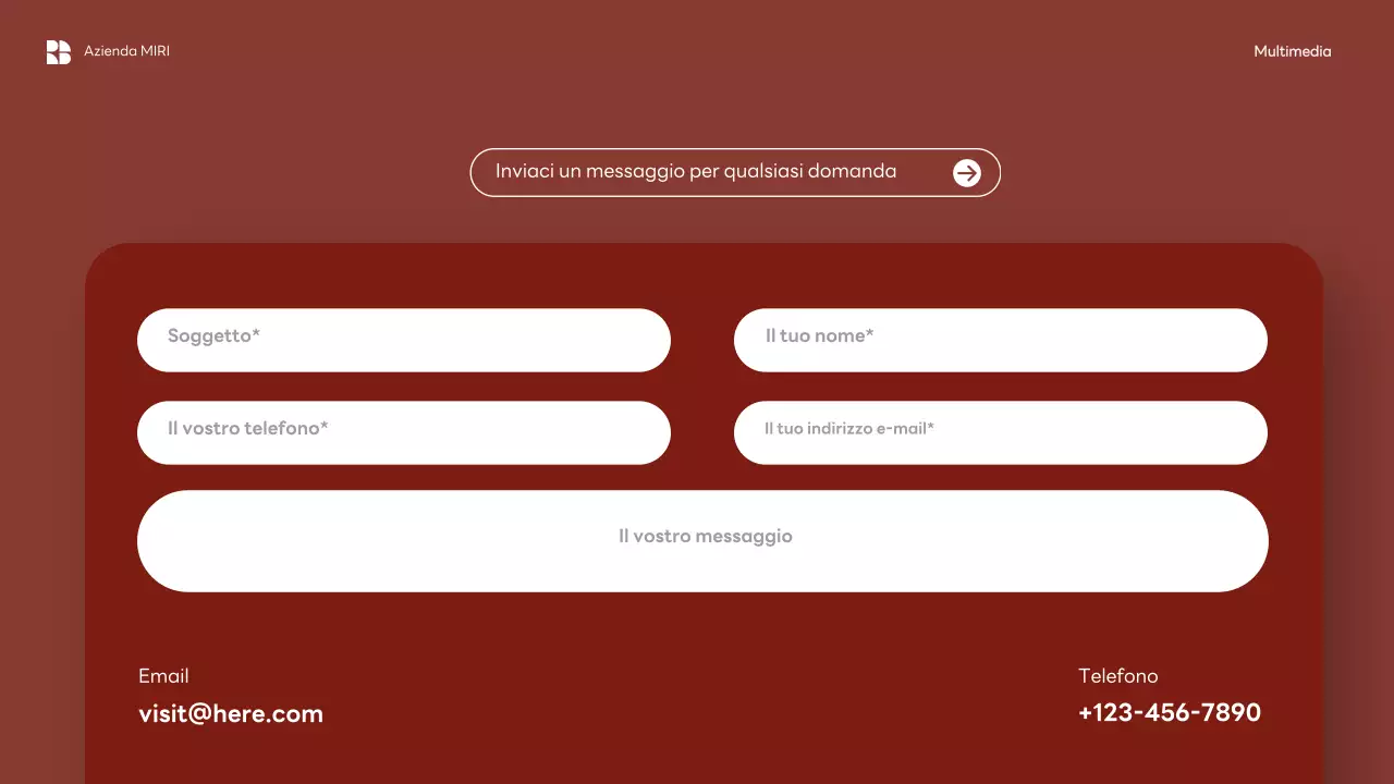 Red Modern Mobile Introduzione