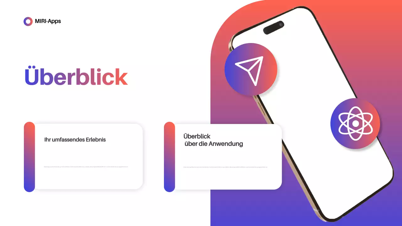 Blue Modern App Förderung