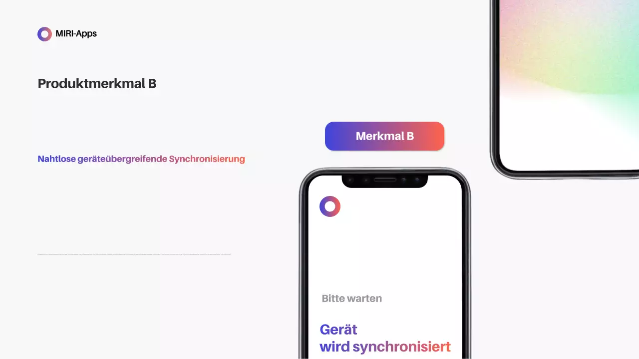Blue Modern App Förderung