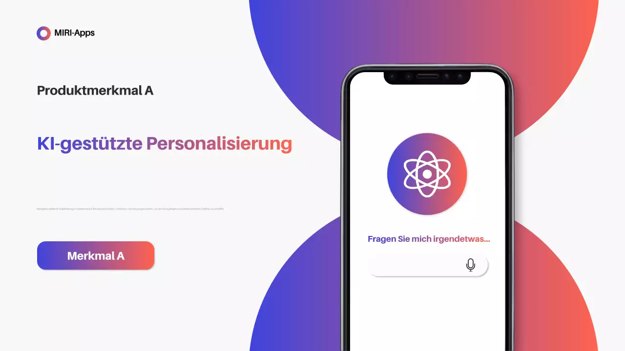 Blue Modern App Förderung