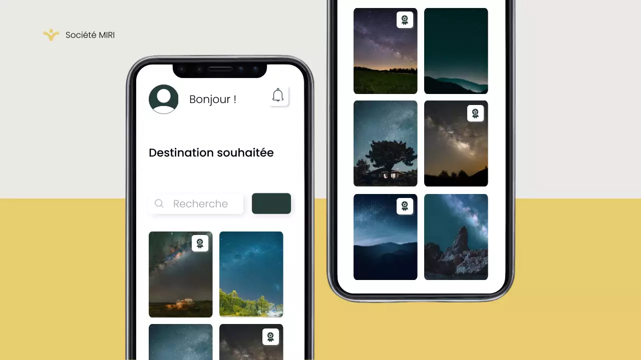 Introduction de l'application Green Modern