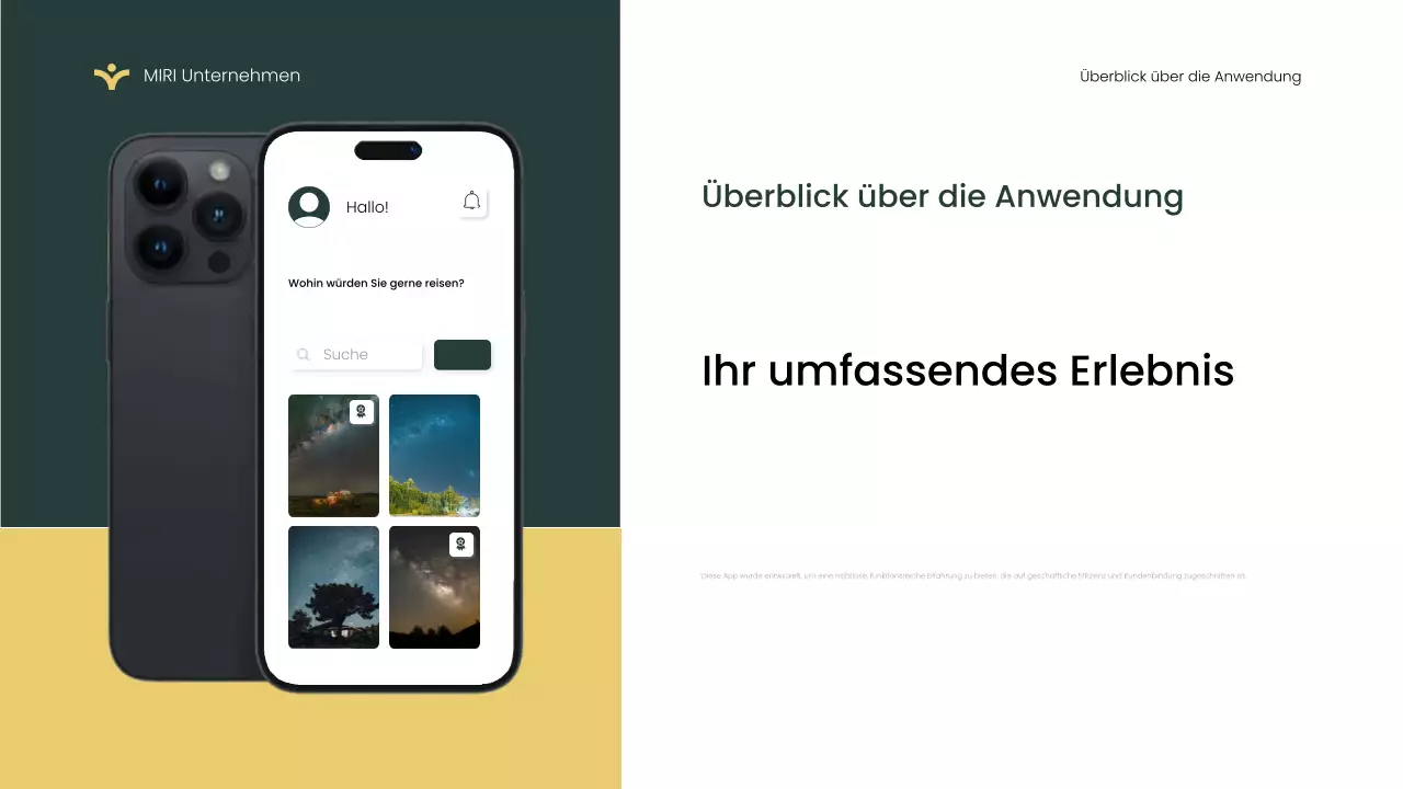 Green Modern App Einführung