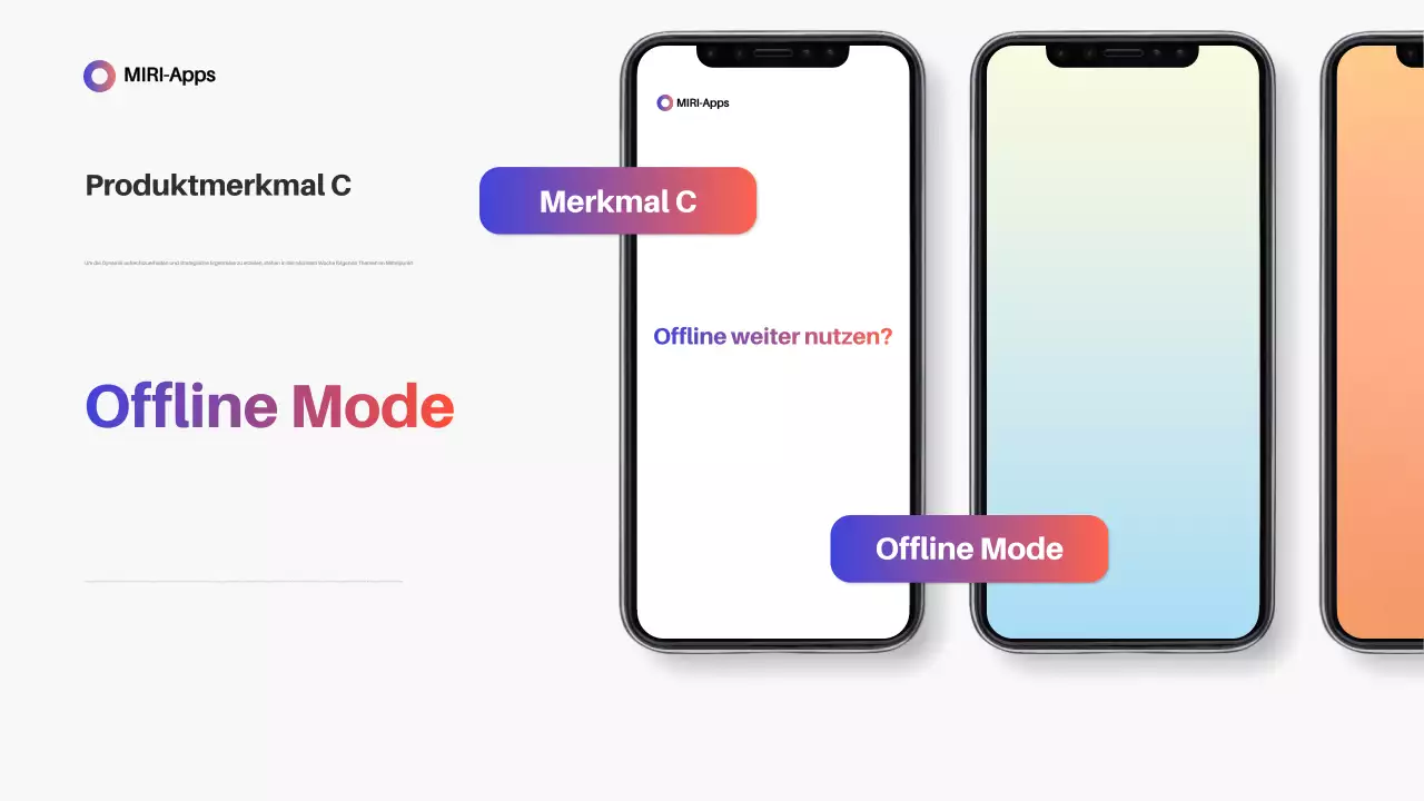 Blue Modern App Förderung