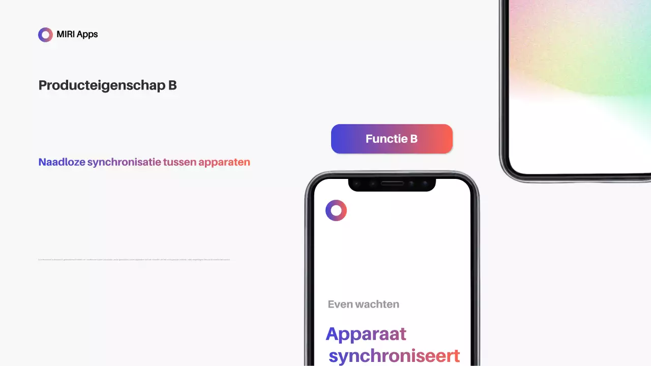 Blue Modern App Promotie