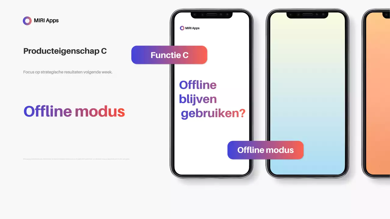 Blue Modern App Promotie