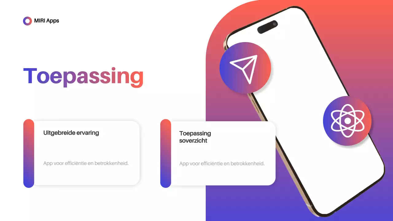 Blue Modern App Promotie