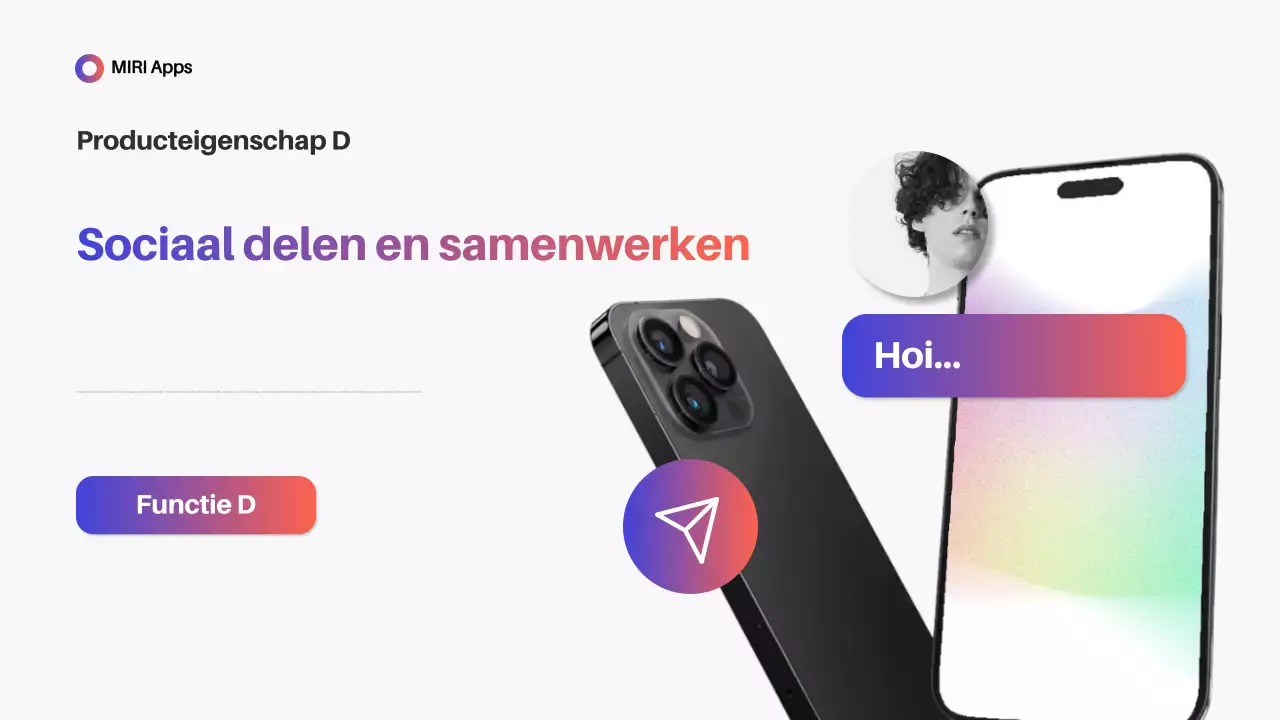 Blue Modern App Promotie