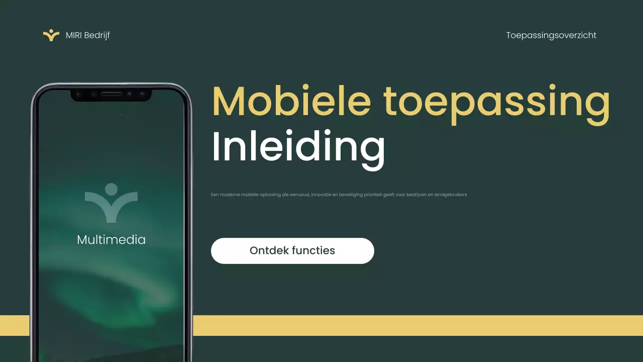 Introductie Groene Moderne App