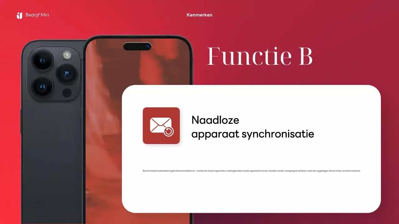 Rode moderne mobiele advertentie
