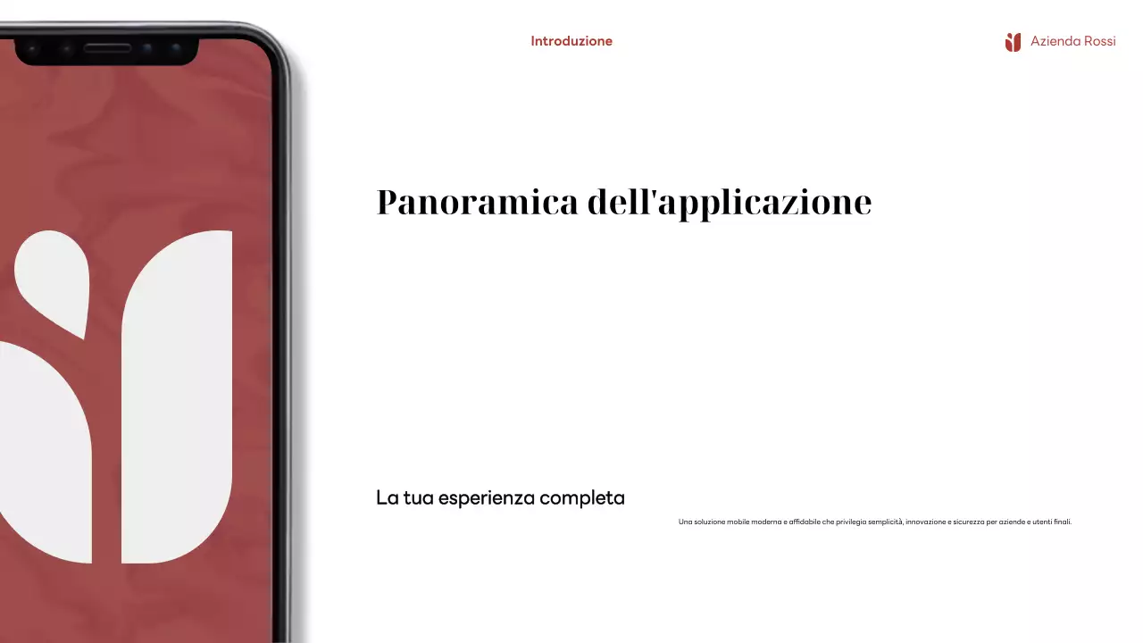Pubblicità mobile moderna rossa