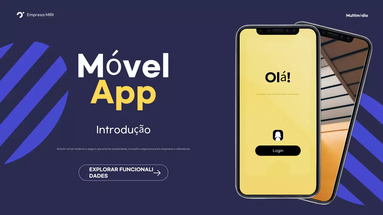 Promoção móvel moderna da Marinha