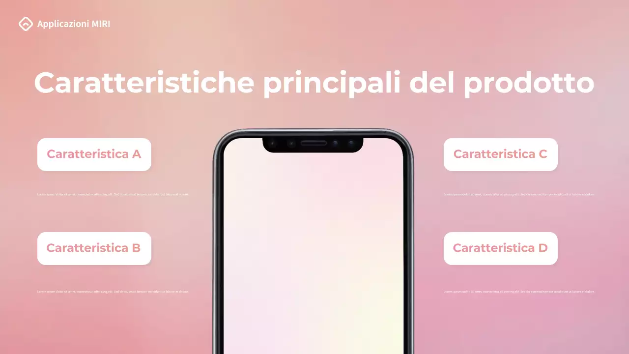 Nero Moderno Mobile Introduzione Pubblicità