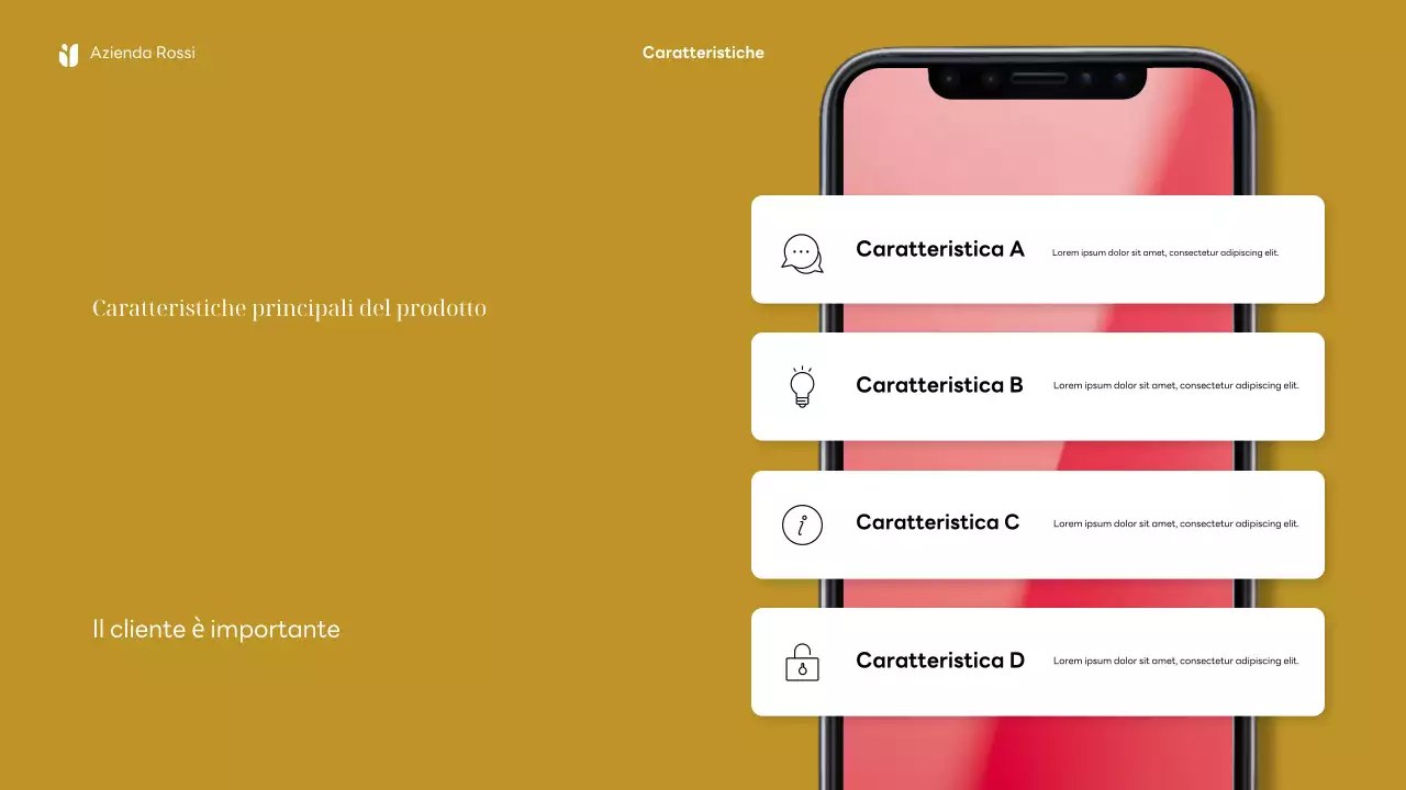 Pubblicità mobile moderna rossa