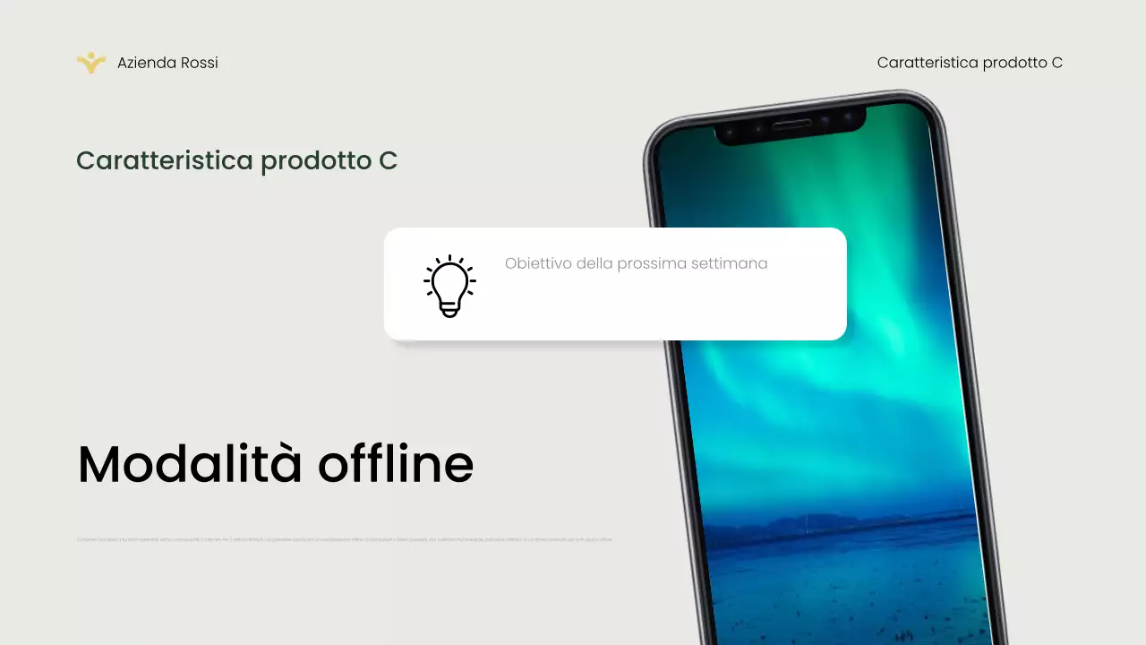 Introduzione all'applicazione Green Modern