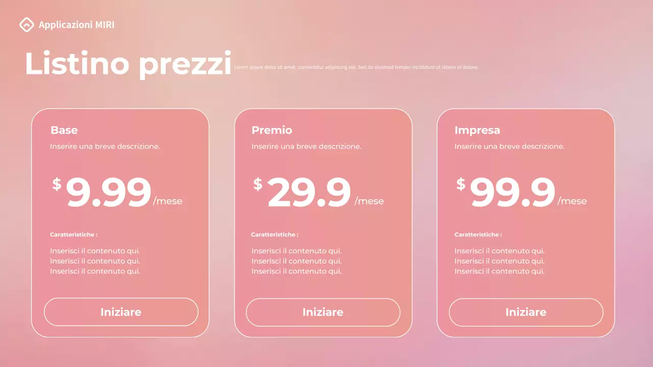 Nero Moderno Mobile Introduzione Pubblicità