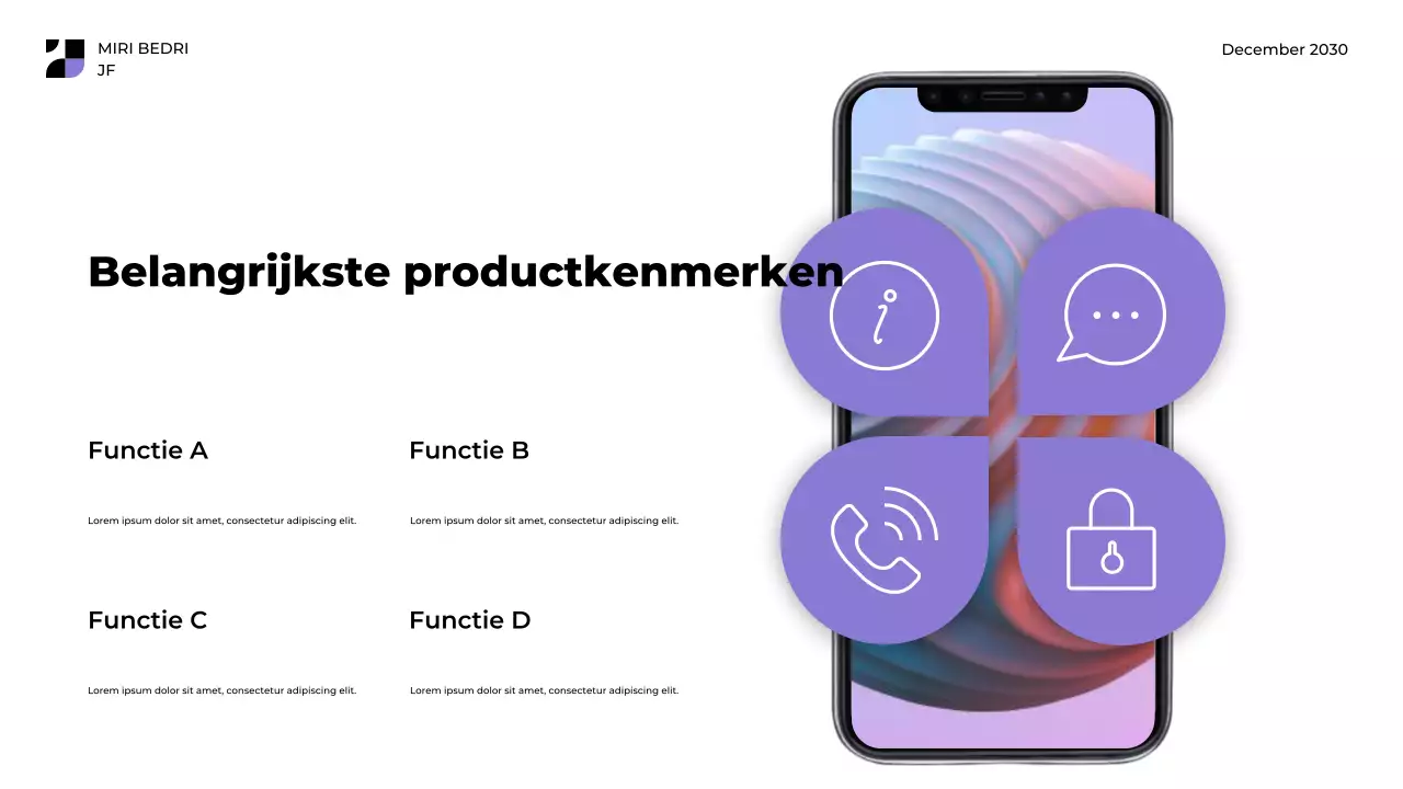 Zwart Modern Tech Promotie