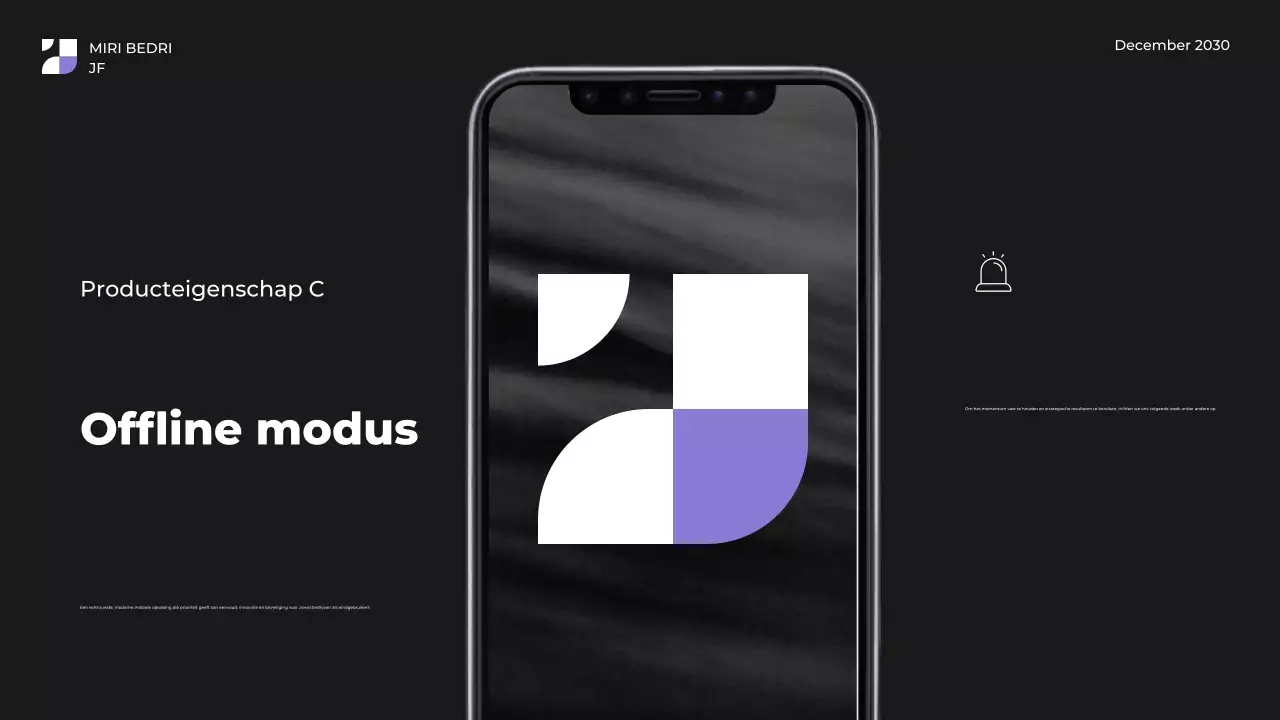 Zwart Modern Tech Promotie