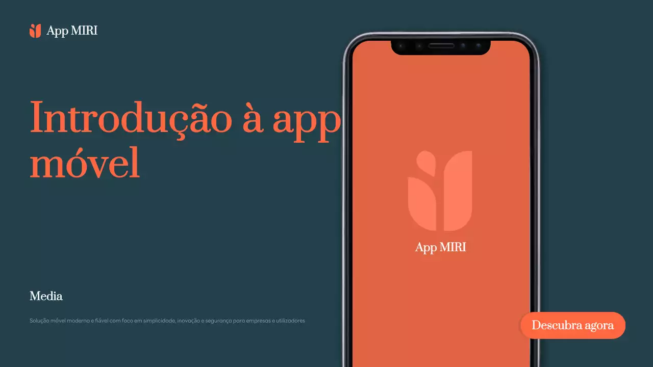 Promoção da aplicação Laranja Moderna
