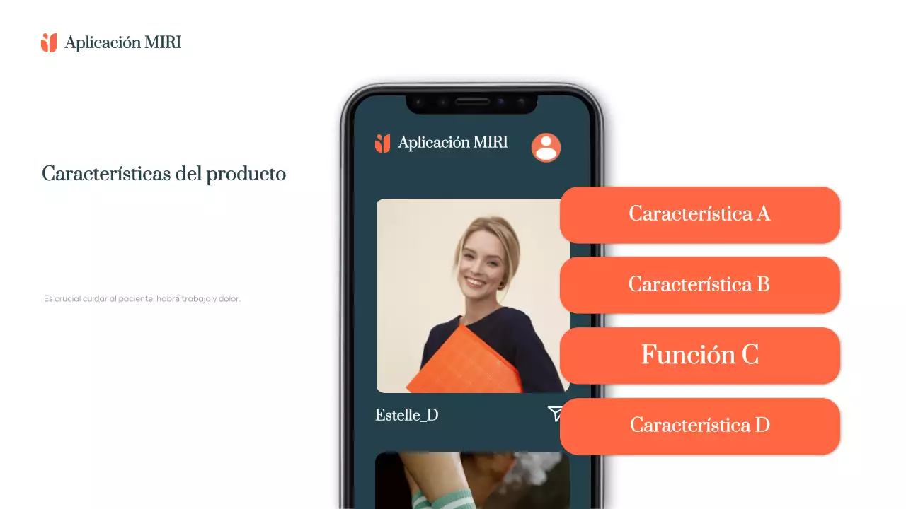 Promoción de la aplicación Orange Modern