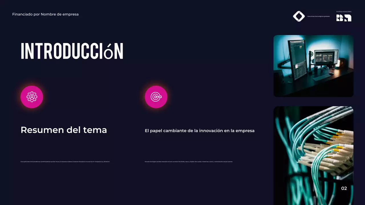 Anuncio de la Conferencia Purple Modern